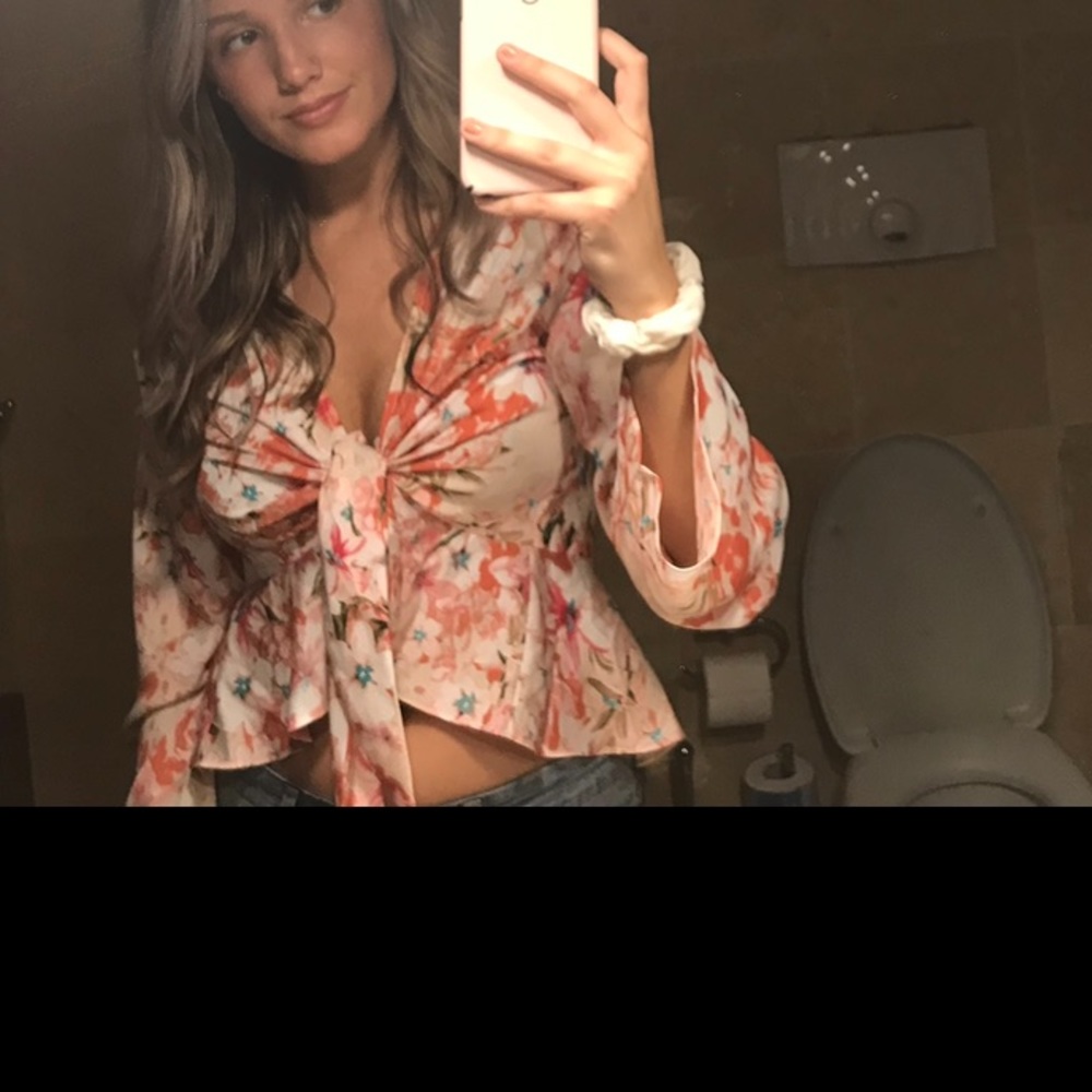 Missguided Floral Top